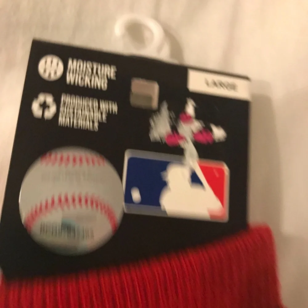 lot 5 pair chicago reds baseball gripper socks